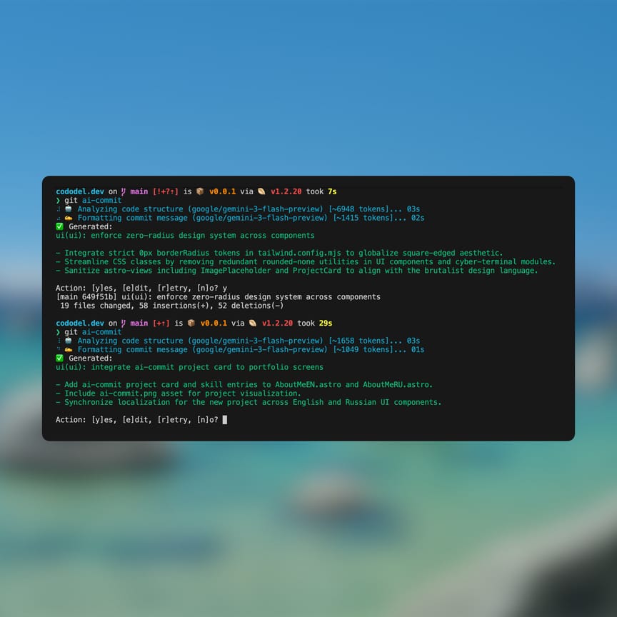 ai-commit - AI Conventional Commits Generator